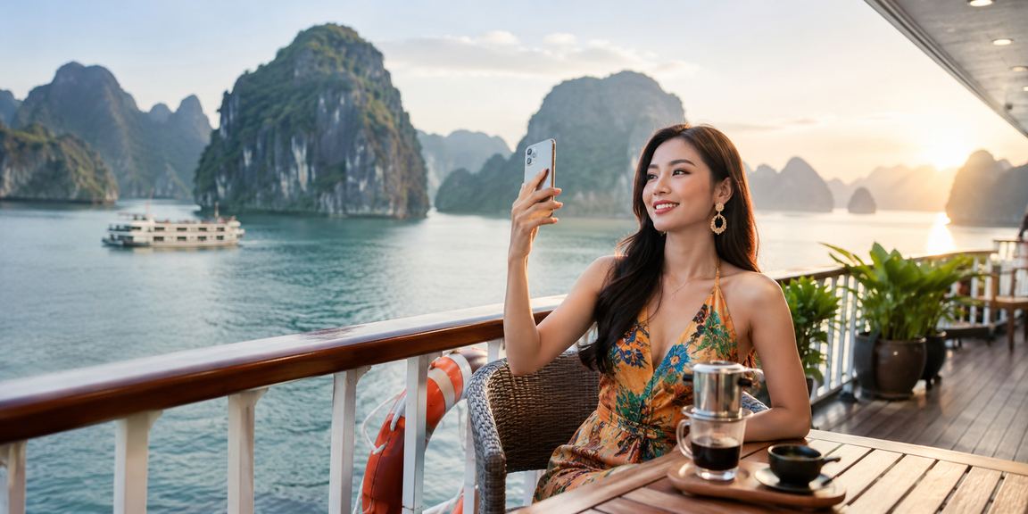 Cá cược qua di động trong khung cảnh vịnh Hạ Long bình yên của Việt Nam